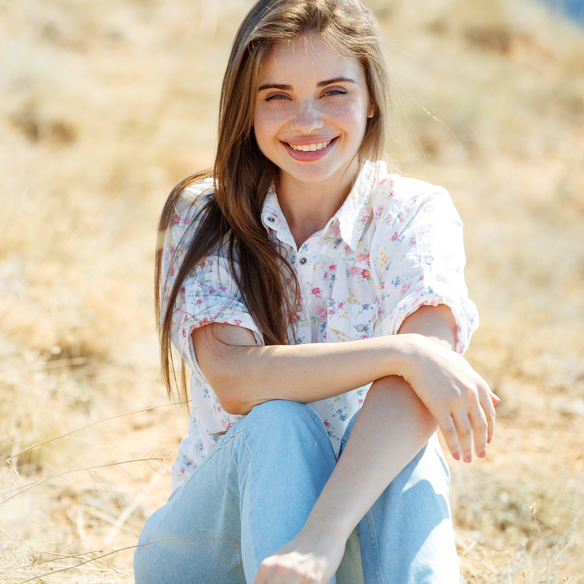 Beautiful woman. Portrait of a young woman.